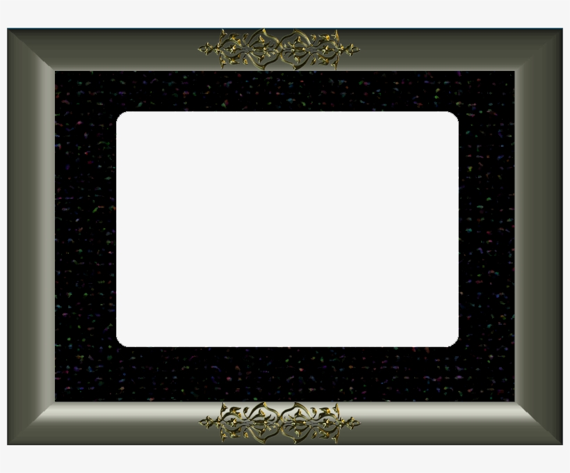 Marcos Negros Png Para Photoscape - Picture Frame, transparent png download