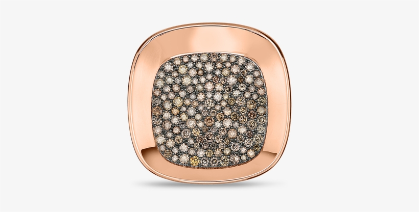 Roberto Coin Large Ring With Brown Diamonds - Eye Shadow, transparent png download