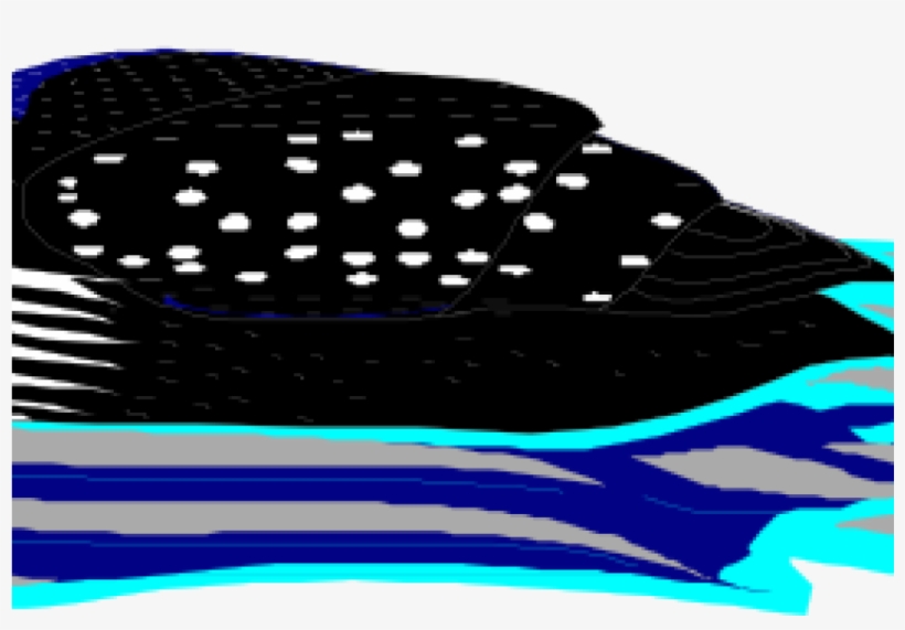 Loon Clip Art Swimming At Clker Vector Online Owl - Polka Dot, transparent png download
