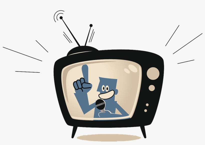 Tv Shows Clipart Tv Presenter - Television, transparent png download