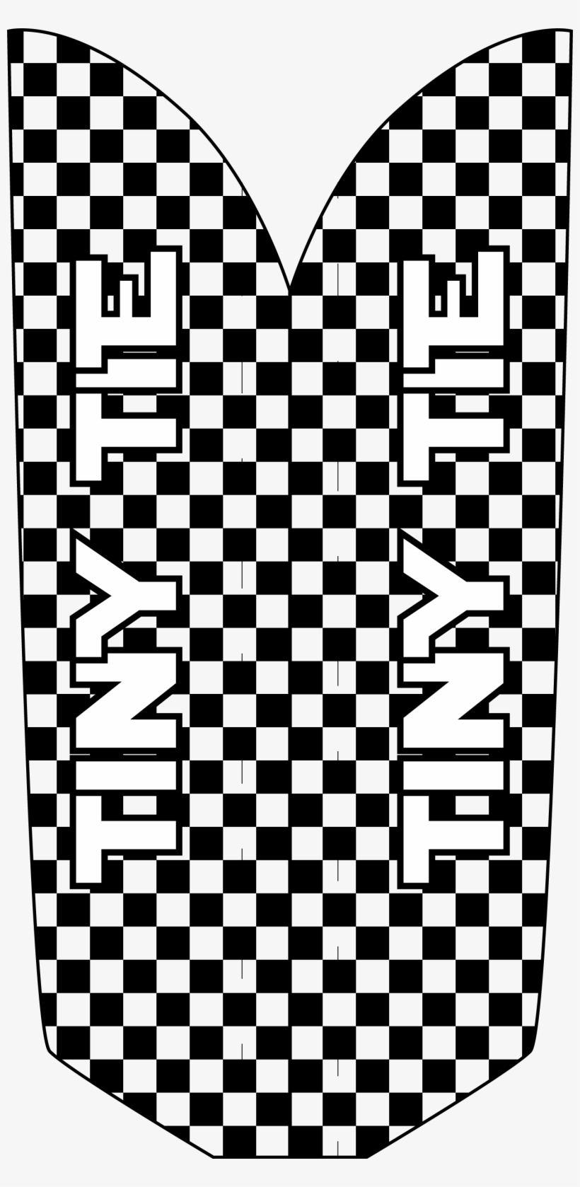 Checker Flag - Friendship Bracelet Design Template, transparent png download