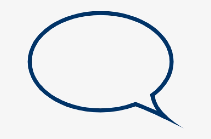 Speech Bubble Clipart Right - Circle, transparent png download
