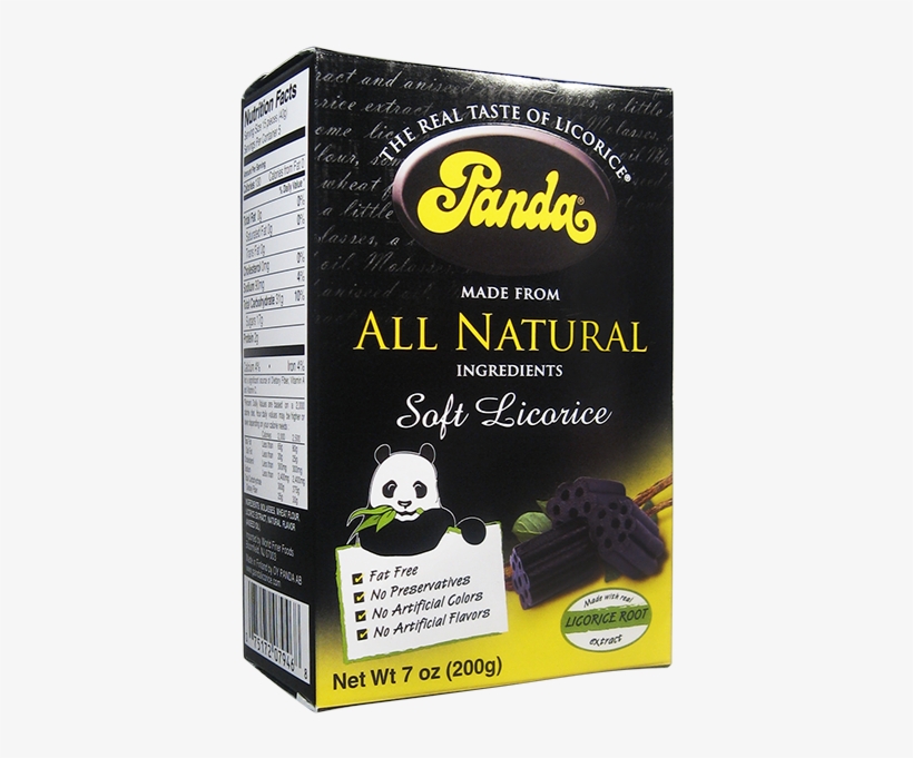 Download Panda All Natural Soft Black Licorice Box7 Oz Panda