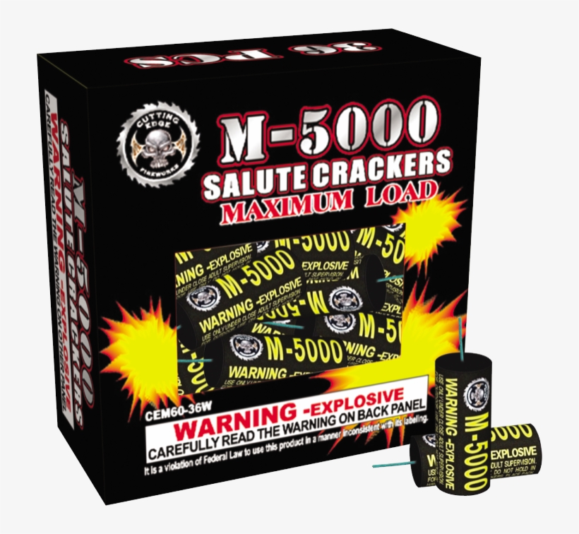 Maxpop, M-5000 Header Bomb , 36 Count - M 5000 Firecracker, transparent png download