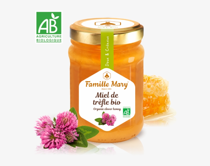 Miel De Trèfle Bio - Honey, transparent png download