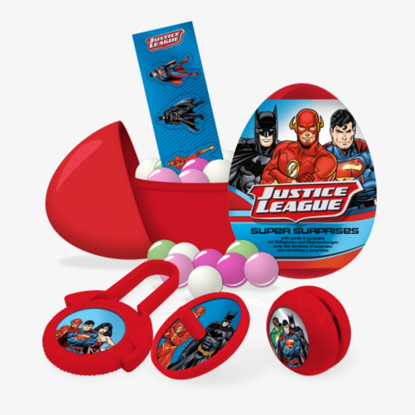 Huevo Plastico Liga De La Justicia - Justice League Surprise Egg, transparent png download