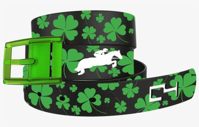 Jon Sonkin Clovers Black Classic - Belt, transparent png download