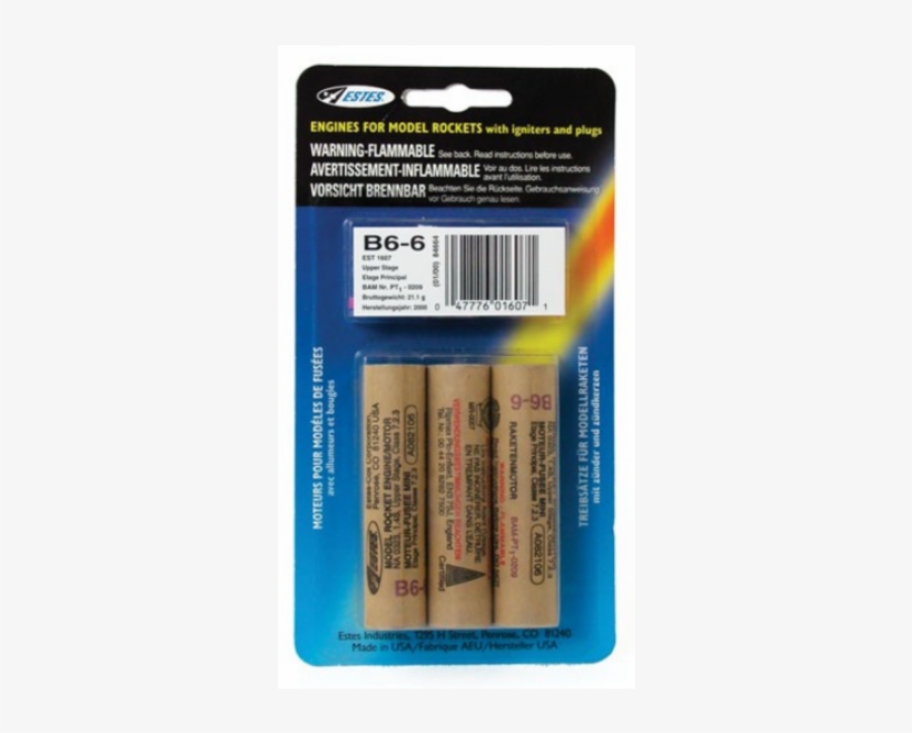 Estes 1607 B66 Engines For Rockets Model Rockets At Walmart PNG