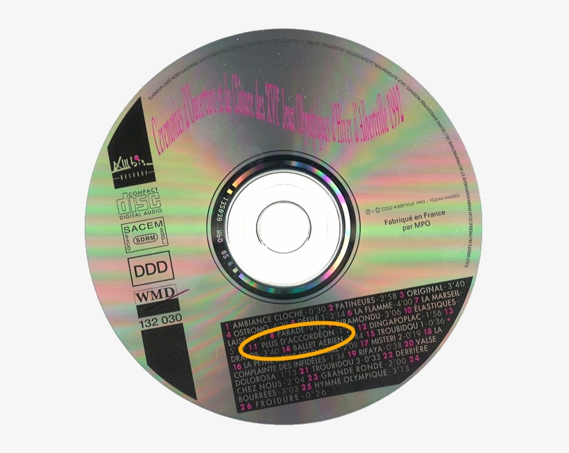 Albertville 1992 Cd - Cd, transparent png download