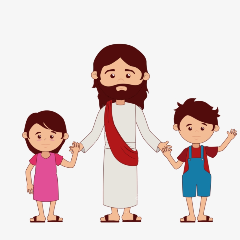 Jesus Holding Hands Clipart, transparent png download