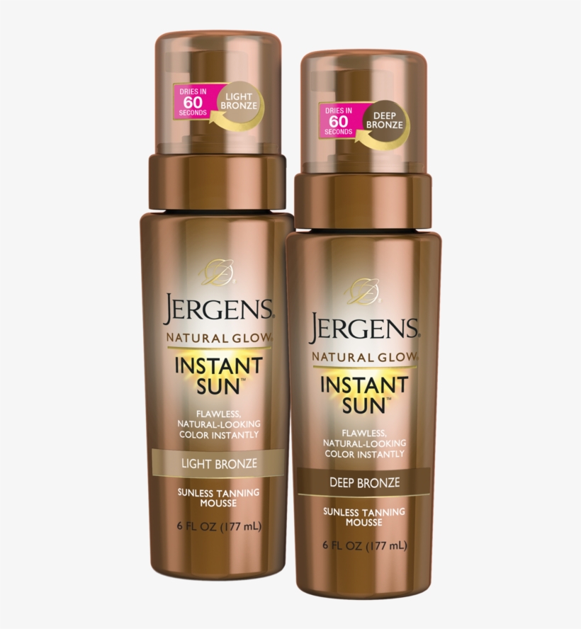 Jergens Natural Glow Instant Sun Sunless Tanning Mousse - Jergens Instant Sun, transparent png download