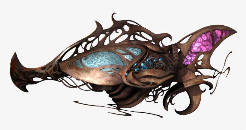 Tradewind Airship - Magic The Gathering Airship Art, transparent png download