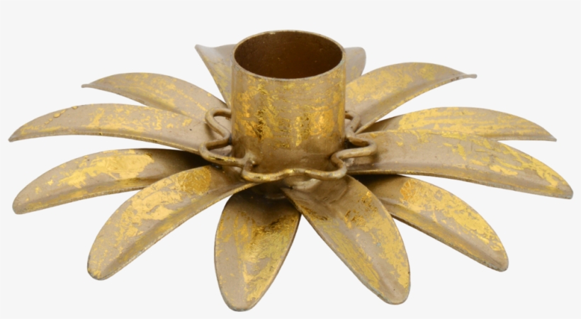 Candle Holder Setting Sun & Glowing Sun - Artificial Flower, transparent png download