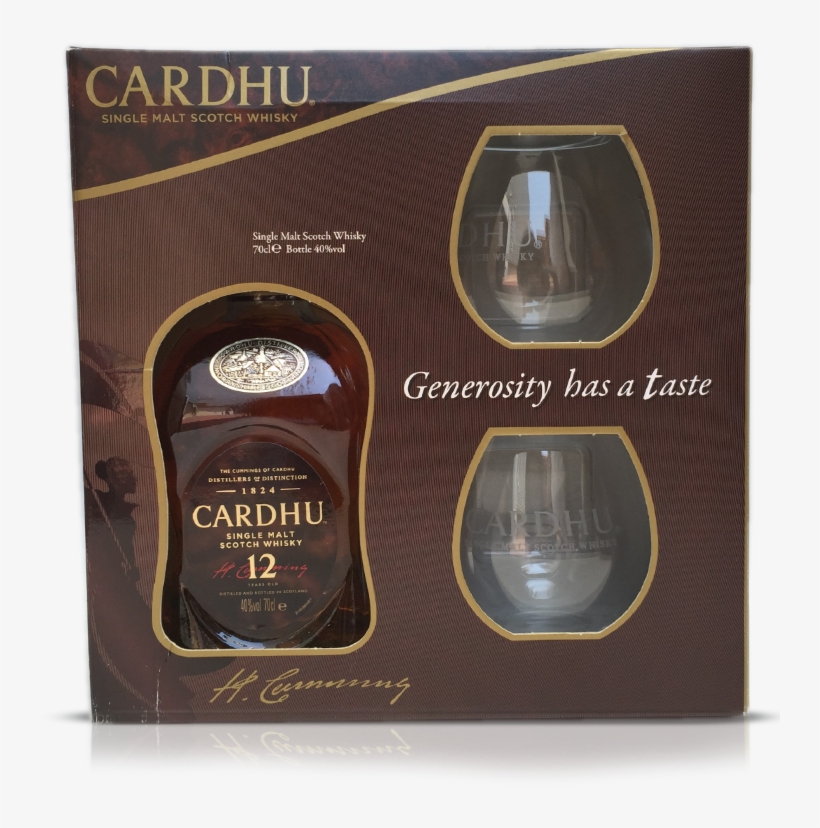 Cardhu 2 Glasses - Liqueur Coffee, transparent png download
