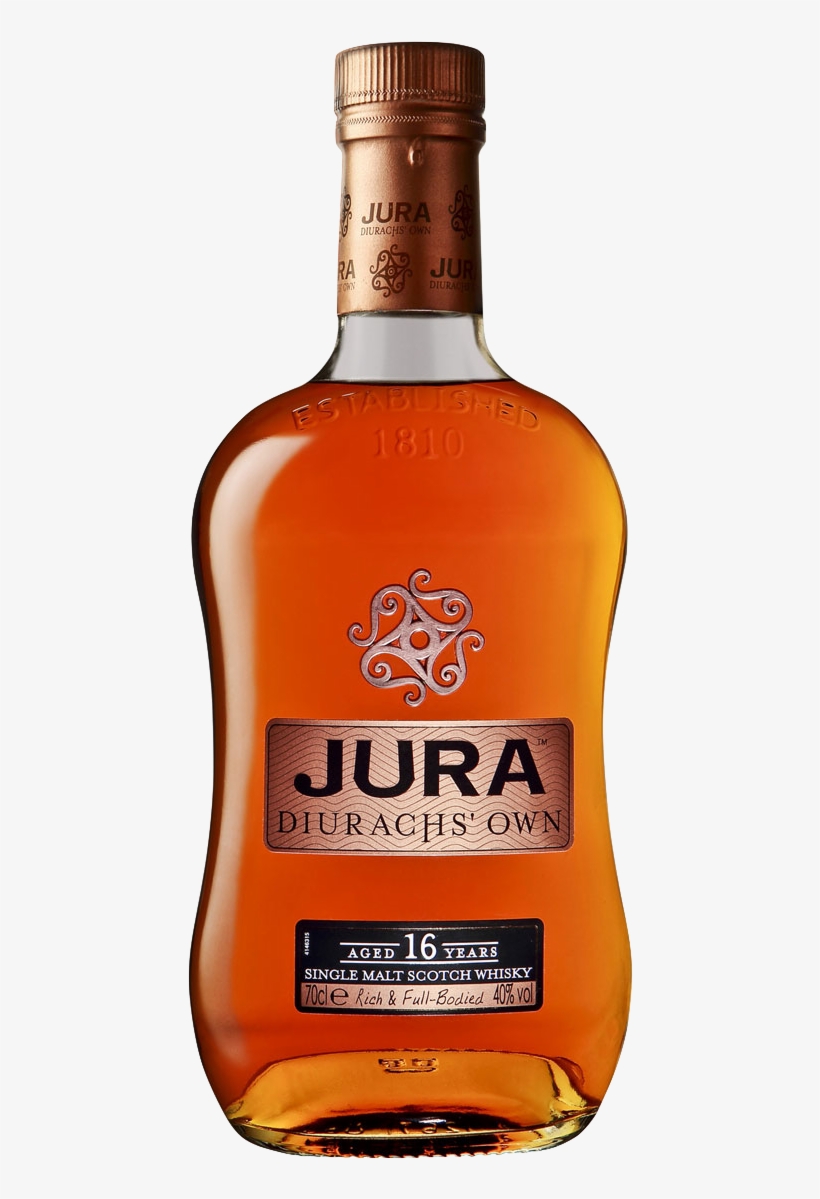 Isle Of Jura Diurach's Own 16 Year Old Single Malt - Jura Diurachs Own, transparent png download