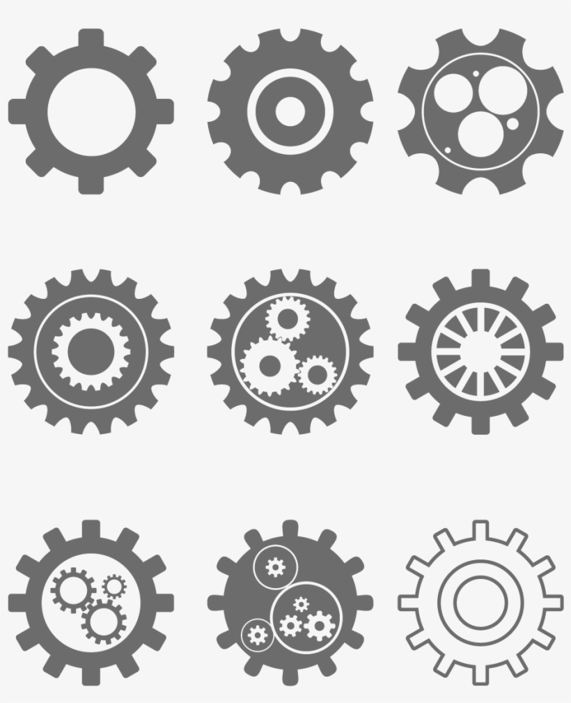 Vector Icon Gear Industrial Geometric Png Image And - Plan De Sistemas De Gestion, transparent png download
