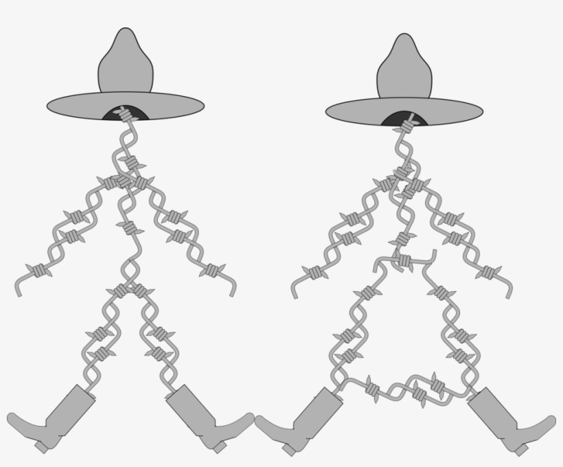 Barbed Wire Electrical Wires & Cable Barbed Tape Material, transparent png download