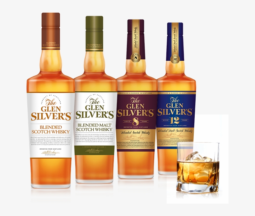 Botellas Contacto - Glen Silver's Blended Malt Scotch Whisky, transparent png download