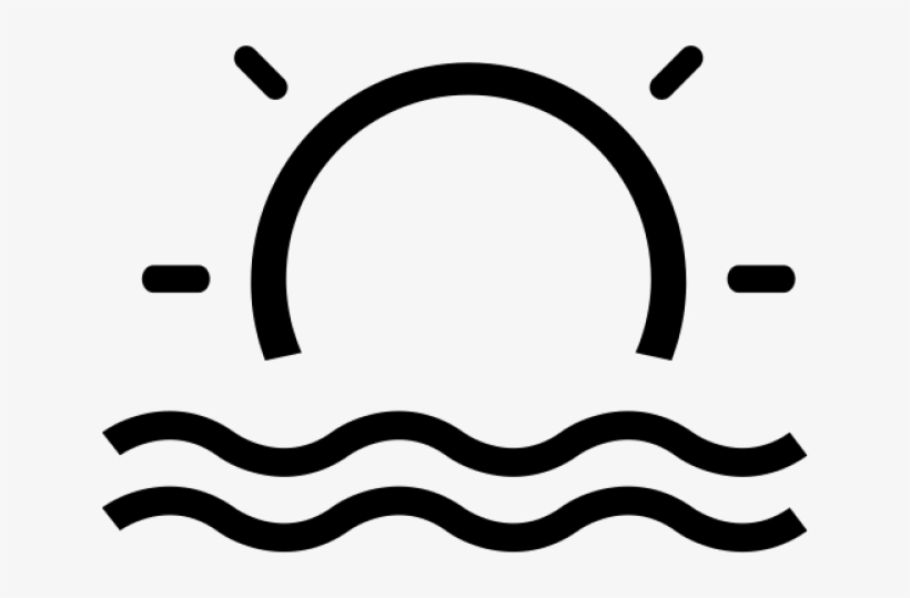 Beach Clipart Icon - Icon Beach Vector Png, transparent png download