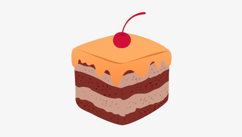 Cake Png Vector - Cake Flat Vector Png, transparent png download