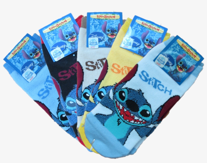 12 Pairs,stitch Cartoon Cotton Socks, Size - Briefs, transparent png download