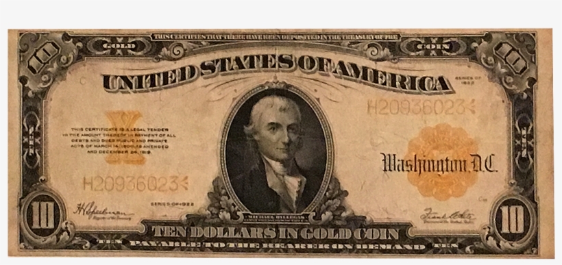 Gold Certificates, transparent png download