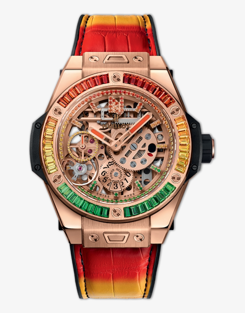 Big Bang Meca-10 “nicky Jam” King Gold - Hublot Big Bang Meca 10 Nicky Jam, transparent png download