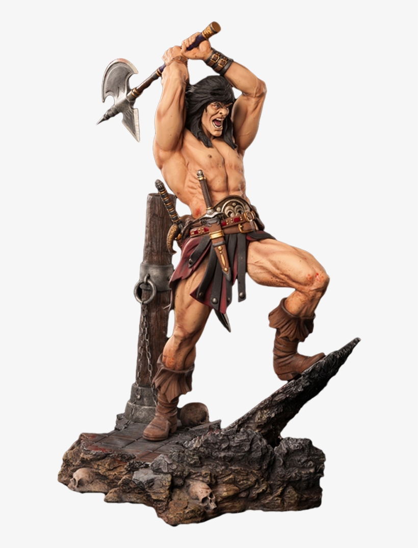Conan - 1/4 - Statue - Arh Studios - Figurine, transparent png download