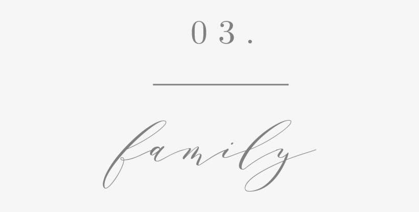Family - Calligraphy, transparent png download