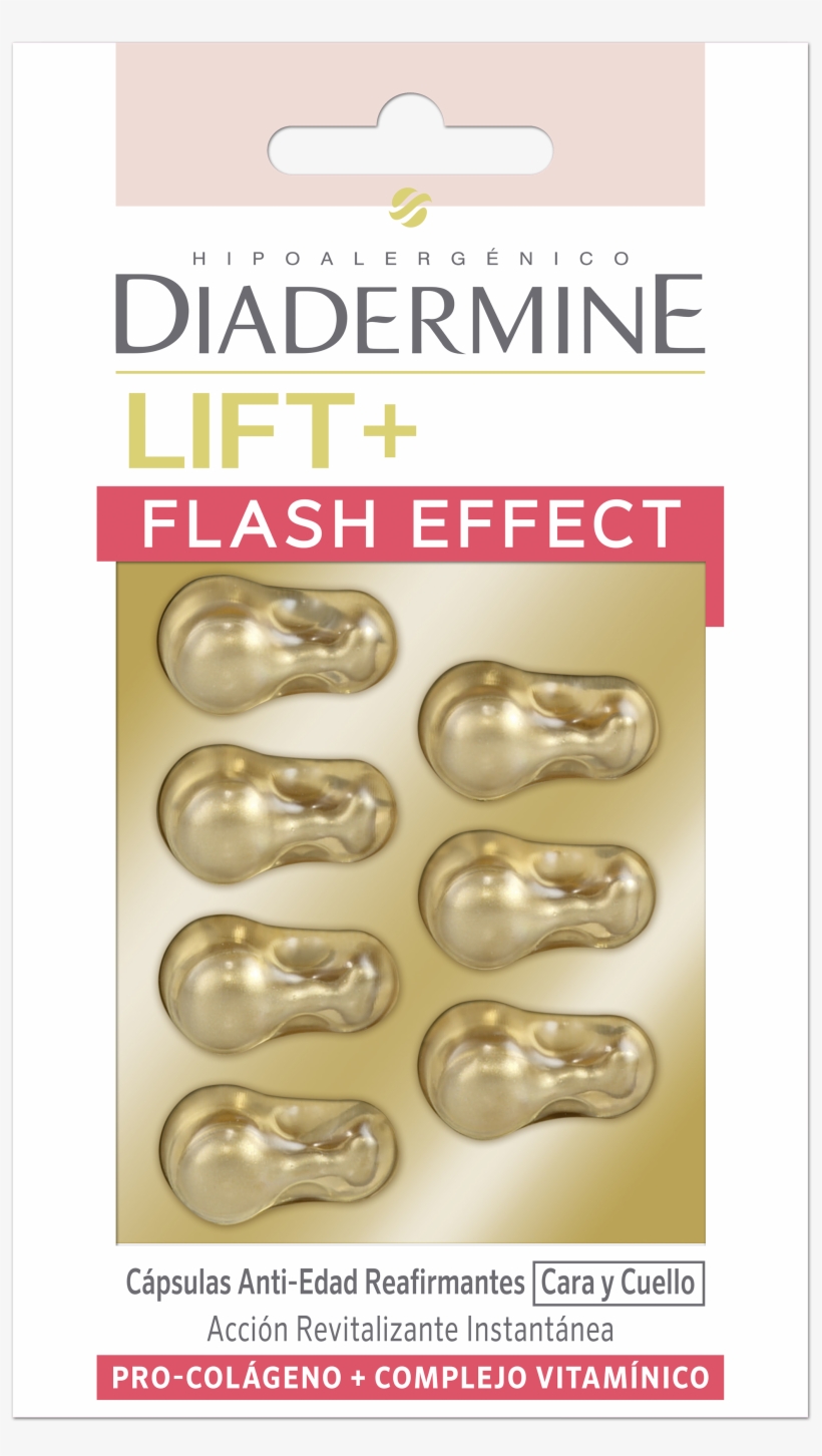 Diadermine Lift Flash Effect Cápsulas - Diadermine Lift Sofort Effekt Kapseln, transparent png download