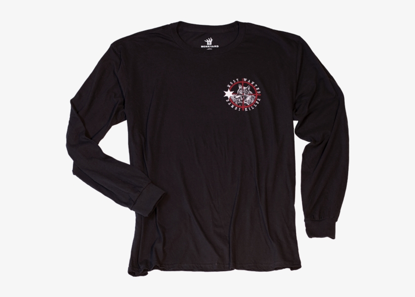 Most Wanted Bambi Killer Long Sleeve Tee - Long-sleeved T-shirt, transparent png download