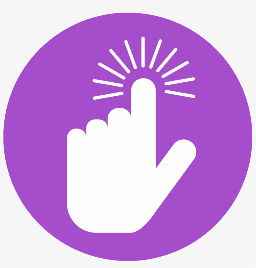 Choose Icon - Touch - Circle, transparent png download