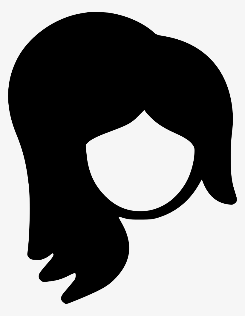 Face Girl Fold Hair Hairstyle Beauty Fashion Svg Png, transparent png download