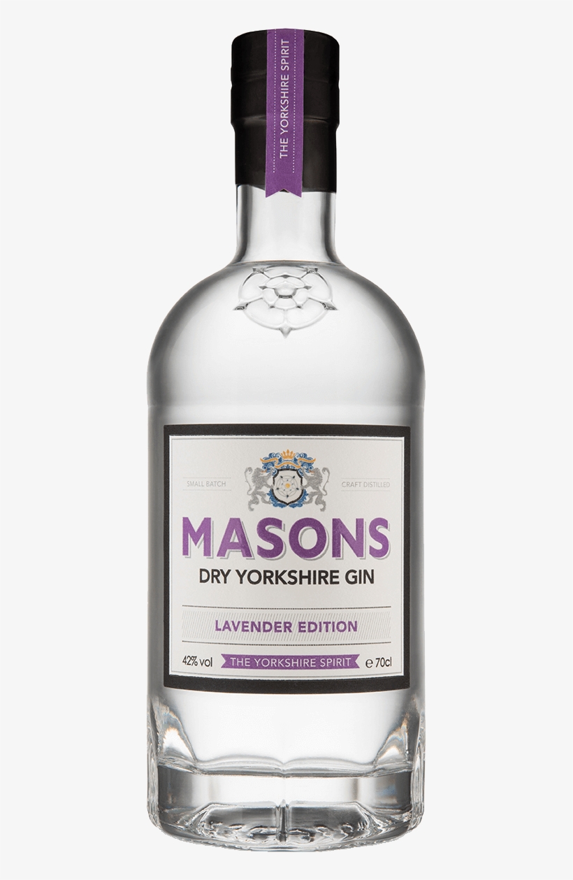 Masons Dry Yorkshire Gin, transparent png download