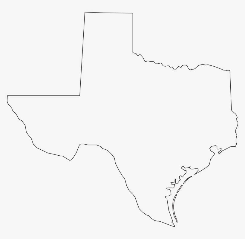 New State Of Texas Map Outline 2022