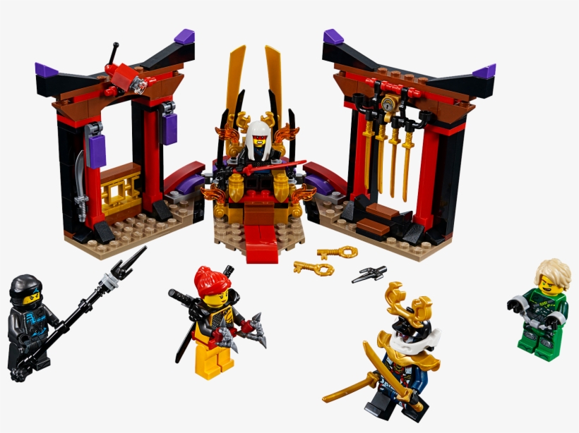 Duelo En La Sala Del Trono - Lego Ninjago Throne Room, transparent png download