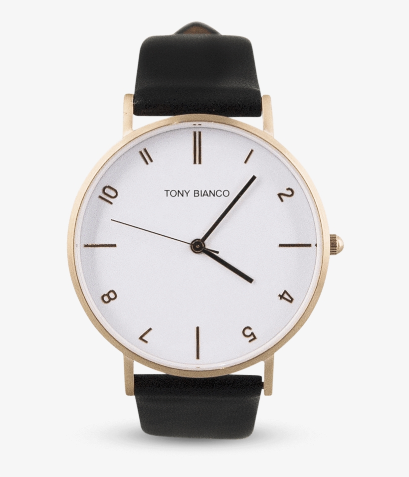 Wesley Rose Gold/black Watch - Analog Watch, transparent png download