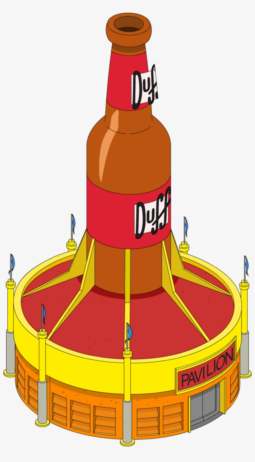 Tapped Out Duff Pavilion - Simpsons Tapped Out Duff, transparent png download