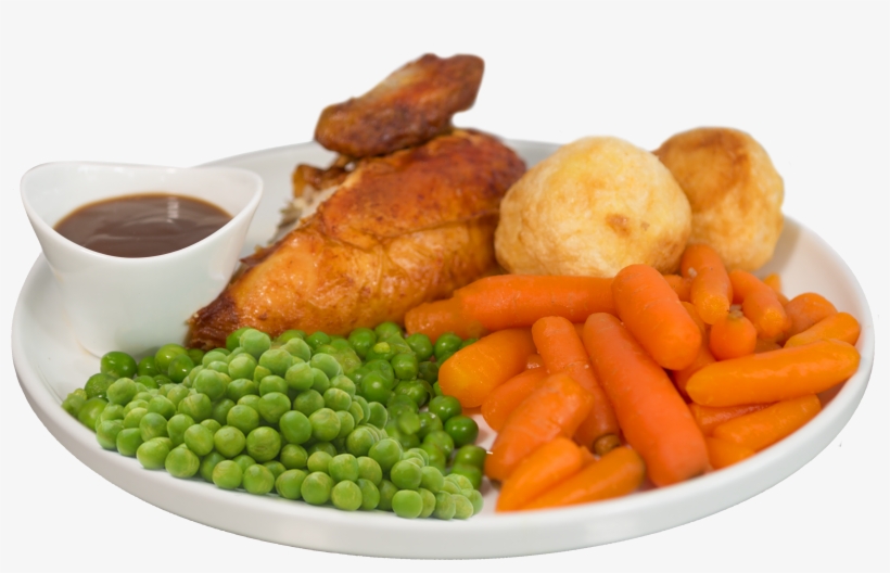 1/4 Roast Chicken & Veggies - Kids' Meal, transparent png download