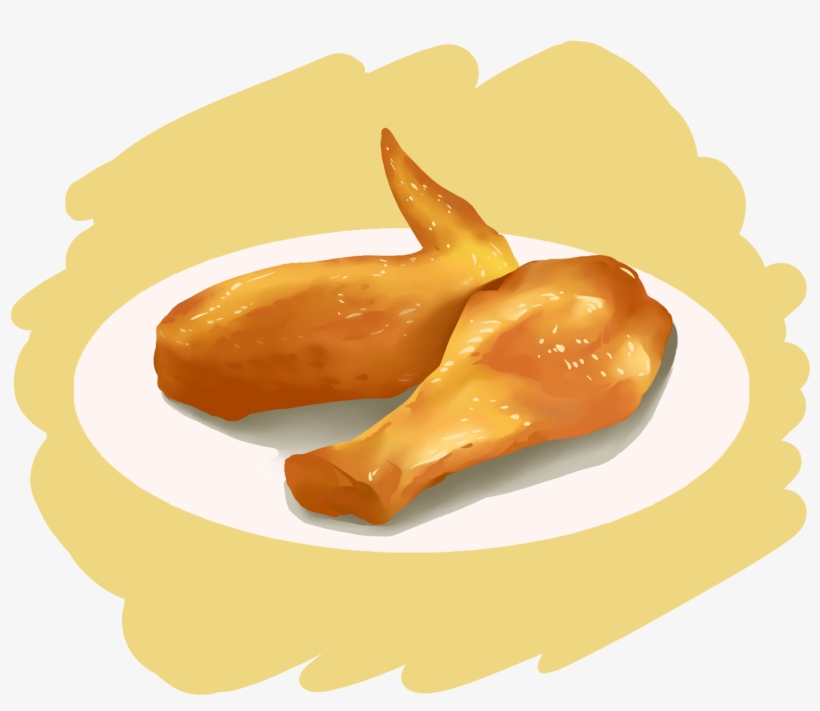 Orleans Grilled Wings Chicken Plates Orange Png And - Fast Food, transparent png download