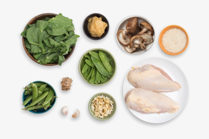 Miso Roasted Chicken With Spring Peas & Jasmine Rice - Superfood, transparent png download
