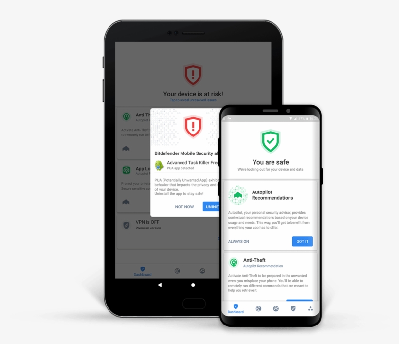 Bitdefender Mobile Security For Android - Bitdefender Mobile Security, transparent png download