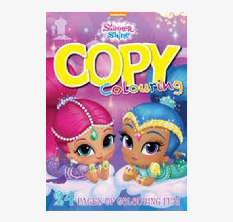 Shimmer & Shine 24 Page Copy Colour Book - Shimmer And Shine Case, transparent png download