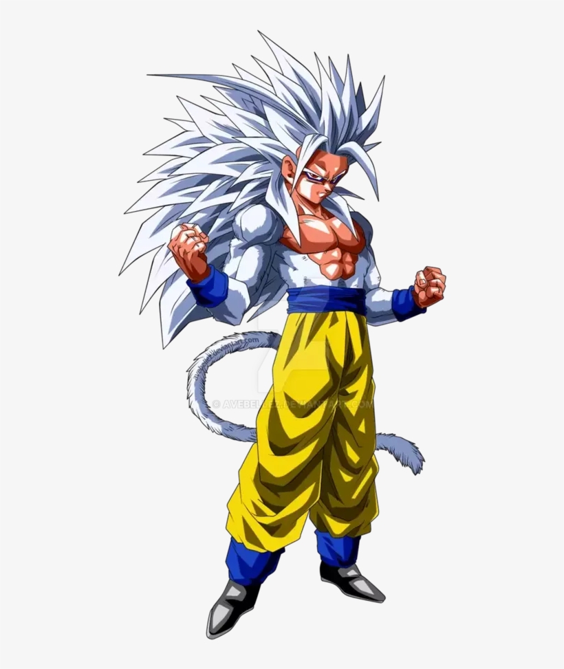 Goku Clipart White Eye Goku Super Sayayin 6 Png Image