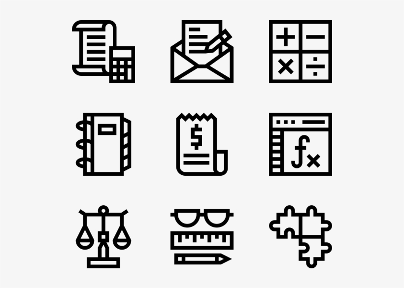 Accounting - Content Icon, transparent png download