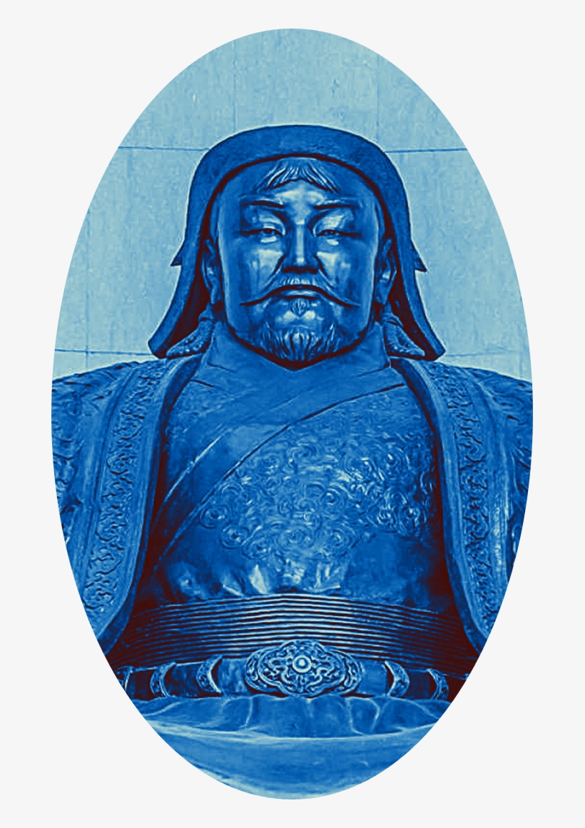 Genghis Khan's Greetings From The National Park Of - Khan Statue, transparent png download