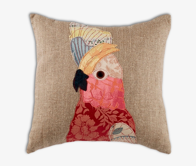 Carmen The Pink Cockatoo - Cushion, transparent png download