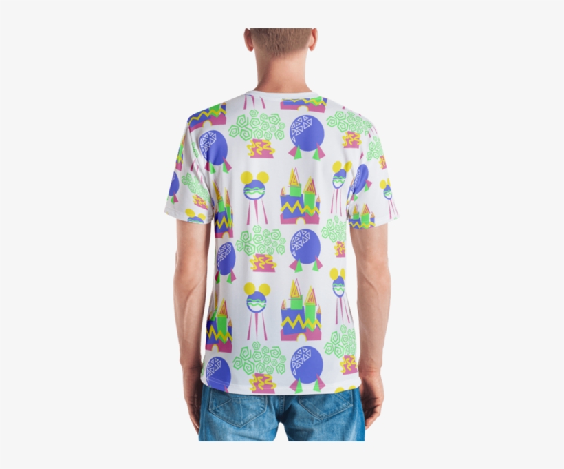 All Over 90s Love Tee - T-shirt, transparent png download