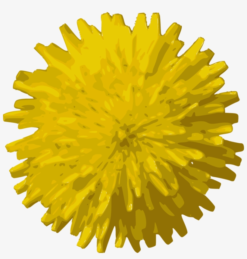 Free Vector Random Free Vectors Part - Dandelion Drawing Yellow, transparent png download