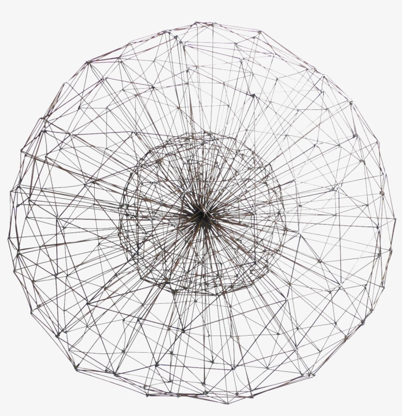 Harry Bertoia Style Sculpture - Circle, transparent png download